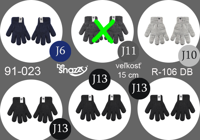 91-023  R106 DB detské rukavice 15 cm