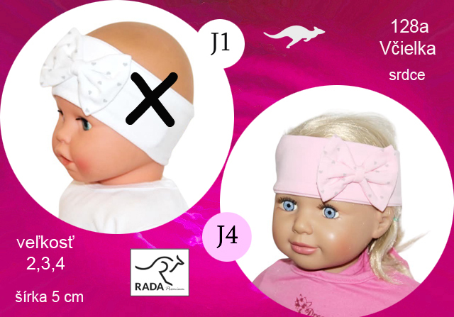 128a Včielka srdce J4