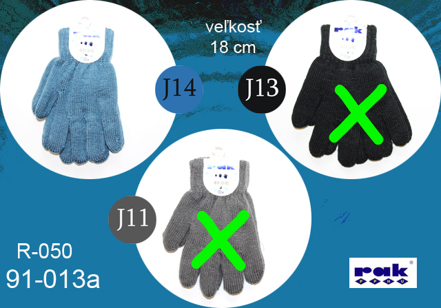 91-013a* R050 detské rukavice 18 cm