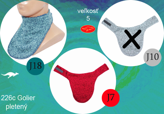 226c Golier pletený