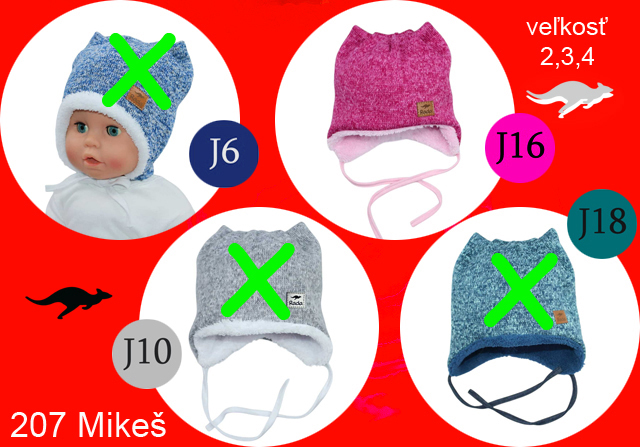 207 Mikeš 3 veľkosť