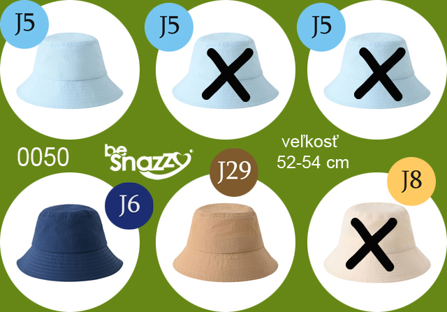 0050 Klobúk hladký dierkovaný 52-54 cm