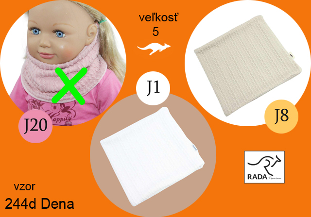 244d Dena vzor 5 veľkosť