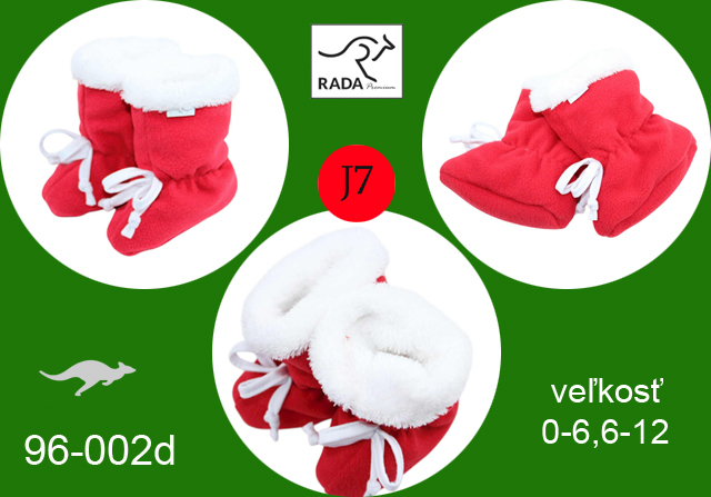 96-002d papučky Rada J7 Mikuláš