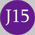 J15 tmavá fialová