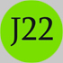 J22 svetlo zelená