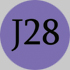 J28 stredno fialová